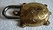 Brasss Blessing : Vintage Style Padlock - Lock with Keys - Working Functional - Brass Made - Type : (Tortoise - Brass Finish)