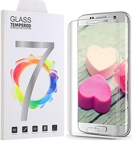CaRany Galaxy S7 Edge Screen Protector,9H Hardness Anti-Bubble Ultra HD Case Friendly Tempered Glass Screen Protector for Samsung Galaxy S7 Edge