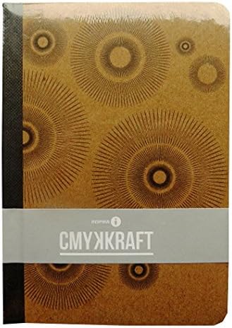 A6 Casebound Quality Notebook - CMYKKRAFT Spirals - 160 Pages - Ruled - Size - 5.9 X 4.4