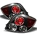 AKKON - For Hyundai Tuburon Sport Coupe Black Bezel Rear Tail Lights Brake Driver/Passenger Lamps Pair