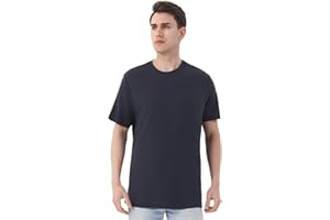 Merino Protect 100% Merino Wool T Shirts for Men Odor Resistance Base Layer Hiking Travel T-Shirt Soft Undershirt-Plus Size