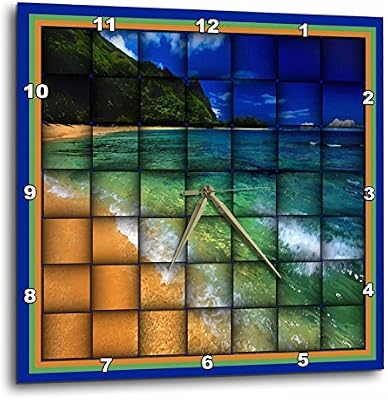 3drose Dpp148152 Beach Love Wall Clock 13 By 13 Inch Buy