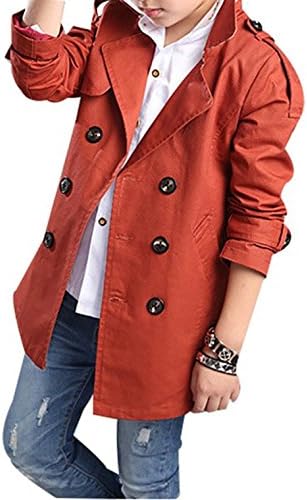 HongyuTing Child Kid Little Boy Stylish Double Breasted Trench Coat and Jacket