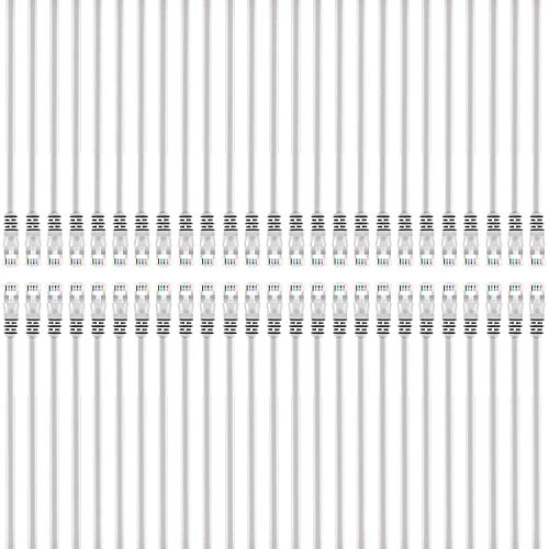 GearIT 50-Pack, Cat 6 Ethernet Cable Cat6 Snagless Patch 1 Foot - Snagless RJ45 Computer LAN Networ