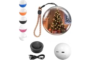 JUVHOT 2026 New Christmas Memory Sphere Lamp, 2.7" Crystal Ball Video Player Memory Orb Lamp, Personalized Uploadable Videos & Photos Gift for Couples Friends Anniversary Birthday Christmas Gift (White)