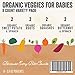 Serenity Kids Baby Food, Organic Savory Veggies Variety Pack with Organic Roots, Sweet Potato, Squashes and Butternut with Spinach, For 6+ Months, 3.5 Ounce Pouch (8 Pack)