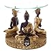 Puckator Oil Burner, Height 9.5cm Dish Diameter 11.5cm, Multicolor