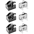 6 pcs Compresso QP2-4.7 PTC Starter Relay 1 Pin Refrigerator Starter Relay and 6750C-0005P Overload Protector Compatible with Refrigerator Compressor