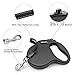WINSEE Retractable Dog Leash 16ft Dog Walking Leash for Small Medium Large Dogs up to 110lbs, Tangle Free Leash, Reflective Leash Cord, One-Handed Brake, Pause, Lock