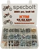 Specbolt Fasteners KTM - SX EX EXC: 2 & 4 Stroke model series Bolt Kit (250 pc)