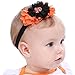 Elesa Miracle Cozy Soft Baby Toddler Leg Warmers and Headband Set (Halloween B)