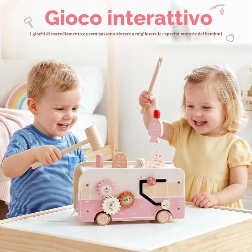 Vanplay Montessori Games 1 Year Old Children Games 1 2 3 Years Toys Child 1 Year, 7 in 1 Musical Instruments Children Xylophone Children, Educational Games Gifts Children 1 Year