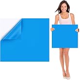 Sibosen Exlarge Pool Liner Repair Patch 2.8ft x 1.96ft Vinyl Pool Liner Patch Self Adhesive PVC Vinyl Patch Kit for In-Ground or Above Ground Pools Inflatable Swimming Boat Air Mattress (Blue)