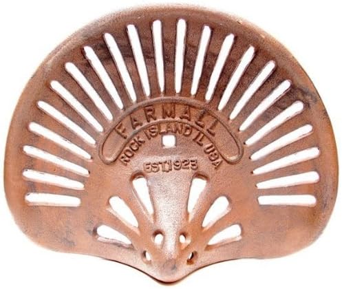 SkuBros Cast Iron Farmall Tractor Seat Rust