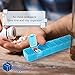 USA Merchant - 7 Day Small Pill Box with Snap Close Lids - Weekly Pill Organizer 4 Times a Day or 28 Day Dispenser - Comes with 4 Separate 7 Day Pill Containers for Vitamins, Supplements, and Medicine