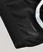SYROKAN Women's High Impact Front Zip Wirefree Supportive Sports Bra Black & White 36C