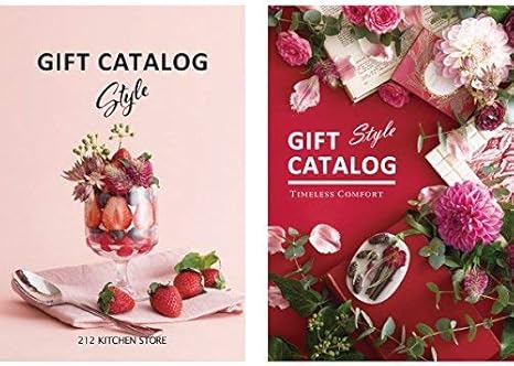 Amazon タイムレスコンフォート 212キッチンストア ギフトカタログ Style スタイル コース 2冊セット 包装済み ノキアブラウン ショッピングバッグ付き M157 タイムレスコンフォート 212キッチンストア カタログギフト 通販