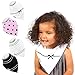 Baby Bandana Drool Bibs for Drooling and Teething, 4 Pack Gift Set For Girls by ikkletots
