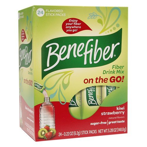 Benefiber Kiwi Strbrry St Size 24ct Benefiber Kiwi Strawberry Stick Packs 24ct