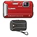 Panasonic DMC-TS30R LUMIX Active Lifestyle Tough Camera (Red) and Case Bundle