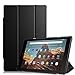 Fintie Slim Case for All-New Amazon Fire HD 10 Tablet (Compatible with 7th and 9th Generations, 2017 and 2019 Releases) - Ultra Lightweight Protective Stand Cover with Auto Wake/Sleep, Black primary