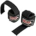 MRX Lifting Strap for Weightlifting Deadlift Straps for Powerlifting with Wrist Wrap Support for Strength Training Bodybuilding Wrist Straps for Weight Lifting|Black
