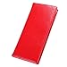 Hoobest Women RFID Blocking Wallet Soft Genuine Leather Wallet, Ladies Slim RFID Billfold, Red