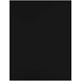 LUXPaper 8.5” x 11” Cardstock for Crafts and Cards in Midnight Black, Scrapbook Supplies, 50 Pack (Black)