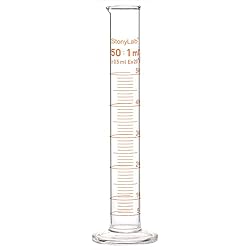 stonylab 1-Pack Graduated Cylinder, Borosilicate