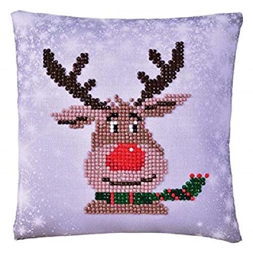 Diamond Dotz DDP2.028 Mini Pillow Christmas Reindeer