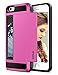 Vofolen Case for iPhone 6 Plus Case iPhone 6S Plus Case Wallet Impact Resistant Anti-Scratch Protective Shell Shockproof Rubber Bumper Cover Card Slot Holder Case for iPhone 6 Plus 6S Plus - Pink