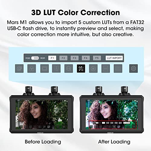 Hollyland Mars M1 Enhanced wireless transceiver 5.5 monitor
