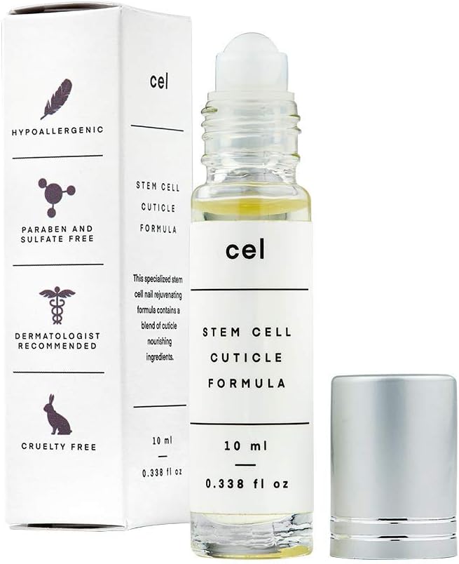 Cel Stem Cell Cuticle Formula | Thick Nail Growth Serum for Brittle Damaged Nails | Cuticle Moisturizing Softener