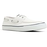 Sperry Men's Bahama II Sneaker, White Cotton, 9.5