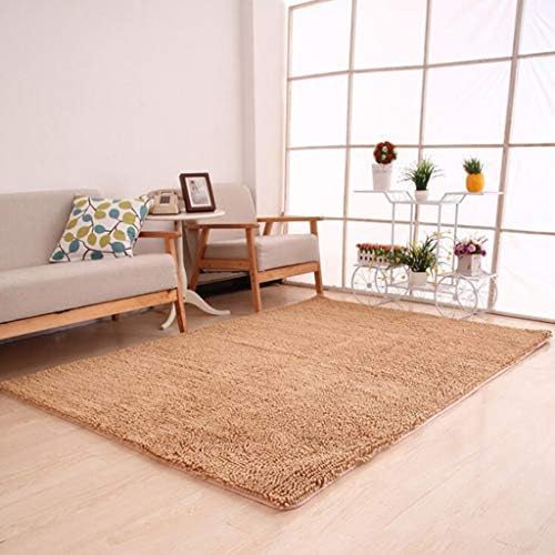 CarPet Thicken Living Room Bedroom Foyer Floor Mat Door Bathroom Bathroom Anti-Skid Anti-Skid Wear (Color : Beige, Size : 80160cm)