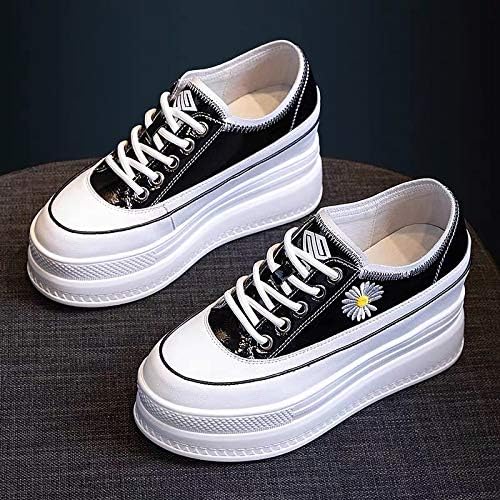 Amazon インヒールスニーカー レディース 厚底スニーカー レディーススニーカー 厚底 美脚 シークレットシューズ 厚底シューズ レースアップ 軽量 身長アップ ぶら 23 5 Cm ノーブランド品 スニーカー