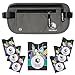VENTURE 4TH Slim Minimalist Design RFID Money Belt with RFID Blocking Sleeves, for Men and Women – Ideal for Keeping Your Cash, Credit Card, Passport, Phone Secure When Traveling - Gray