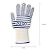Oven Gloves, Scald-proof, Heat-insulated, Heat-resistant Microwave Oven / Oven Gloves, Great For Baking, Grill & Camping, 1 Pair / Pack of 2, Blue