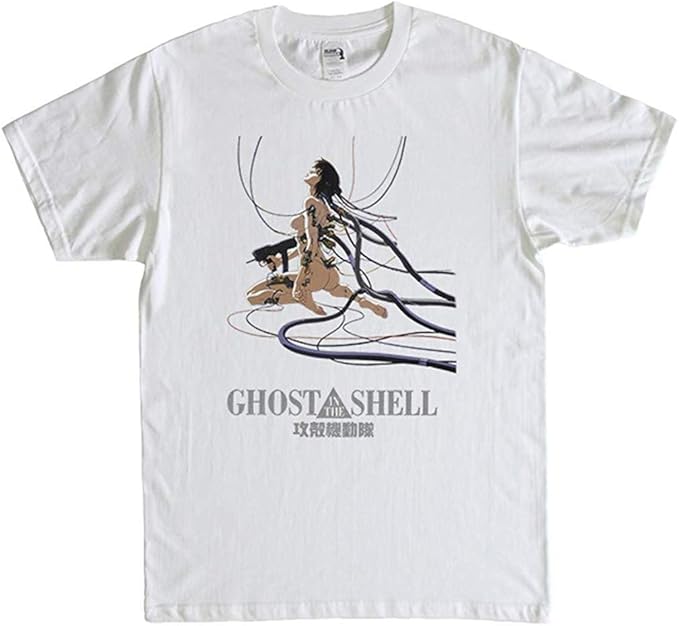Amazon Hinskenny Ghost In The Shell 攻殻機動隊 ゴースト イン ザ シェル Tシャツ ファッション 人気 おしゃれ 男女兼用 通気 快適 Tシャツ カットソー 通販
