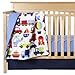 Transportation Multicolor 10 pc Crib Set