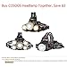 COSOOS Hardhat Clips for Headlamp,10-Pack Headlamp Hooks for Helmet, Safety Cap, Hard Hat Light Clips, Hardhat Accessory, Easily Mount Head Lamp on Narrow-Edged Helmet