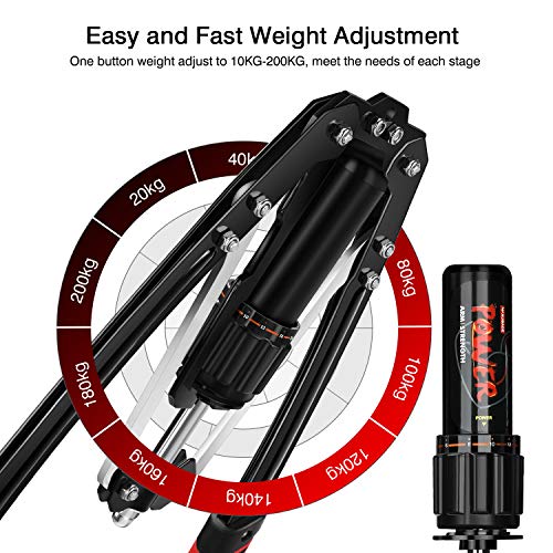 Ulalov-Power-Twister-Arm-Exerciser-Arm-Muscle-Training-Machine-Adjustable-Hydraulic-Pressure-22-440lbs-Power-Twister-Bar-Adjustable-for-Men-and-Women-Home-Fitness-Equipment