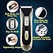 Glyby Pet Grooming Clippers, Professional Waterproof Electric Clipper for Dog or Cat Use with Rechargeable Lithium Battery