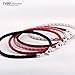 T400 Black Brown Red Pink White Bangle Charm Braided Bracelet Genuine Cowhide Leather Wristband for Unisex Women Men Beads Gift