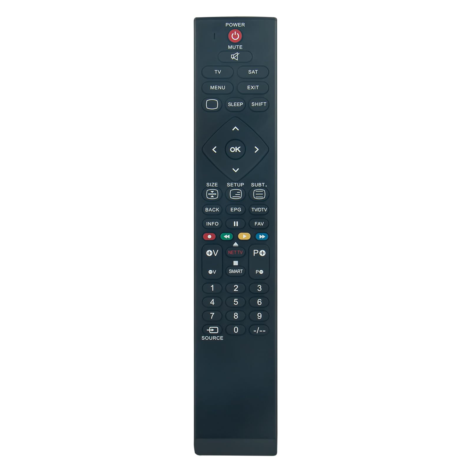 ND32N2400M VINABTY Replace Infrared Remote Control Fit for Superior Metz 42TW46 SOLEA42 RM18 RM17 613RM1842.A1