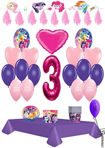 My Little Pony 3rd Birthday Ultimate Party Pack 61pc.