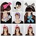 BMC 10 Womens Wire Bunny Ear Head Band Hair Wrap Bow Scarf Anti-Slip Twisted Tie