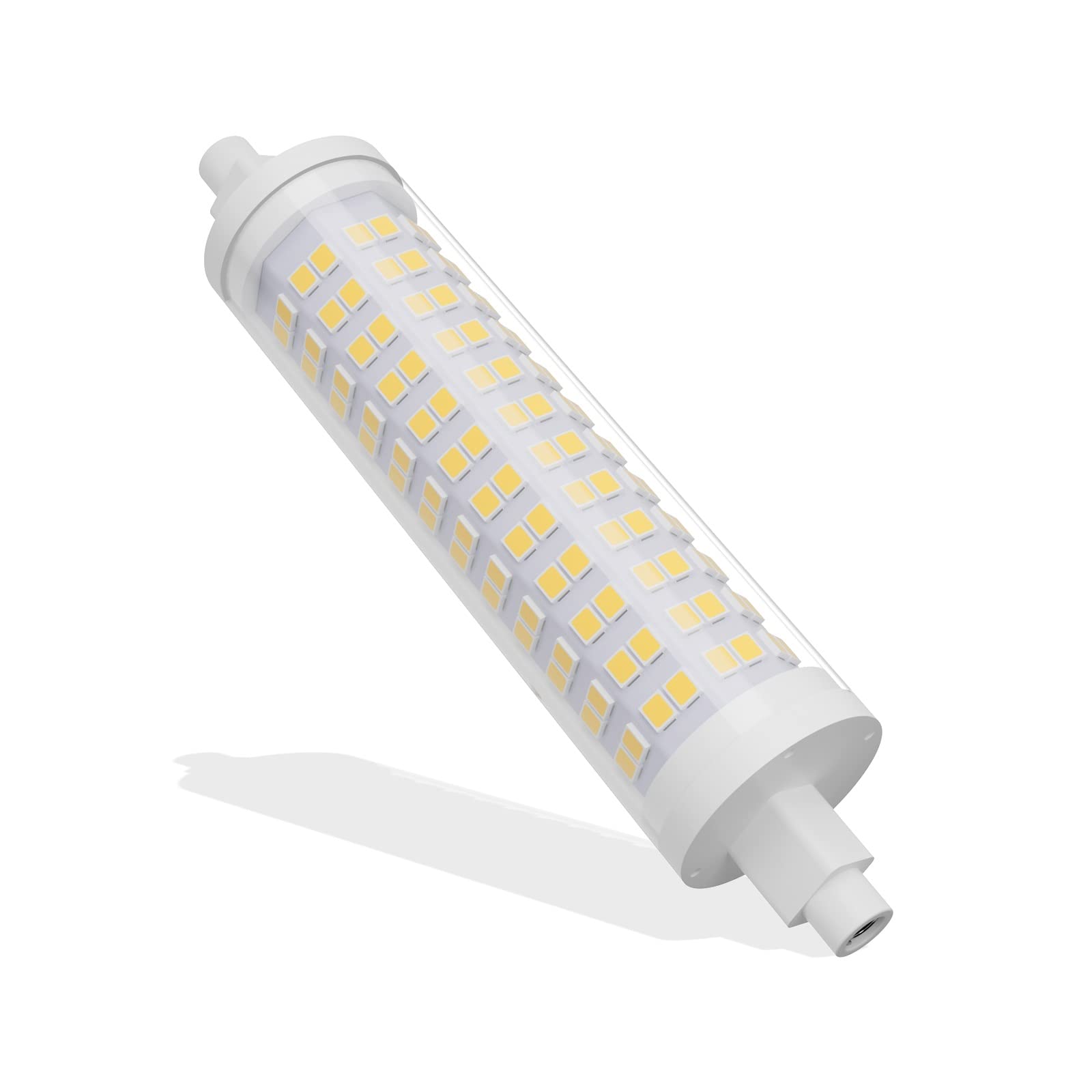 BVCL R7s LED Bulb 118mm, Non-dimmable Linear Bulbs, 16W 1600lm AC220V, Equivalent to 160W Halogen Lamp, for Floodlight, Security Light (Color : Warm White, Size : 1pcs)