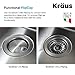 KRAUS Stainless Steel Versi Drain Assembly with FlipCap, ST-4