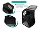 PetAmi Small Dogs and Cat Backpack Carrier, Airline Approved Pet Backpack Carrier, Ventilated, Safety Strap, Buckle Support Designed for Hiking Travel Camping Outdoor, Max 18 lbs (Black)